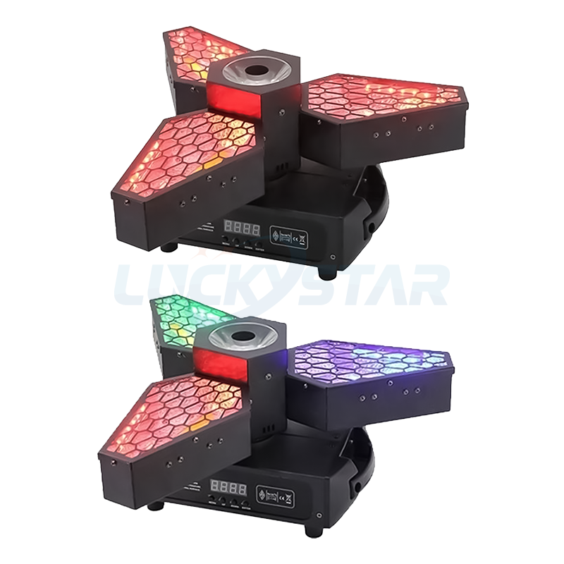 Infinite Rotating Maple Leaf Retro Light