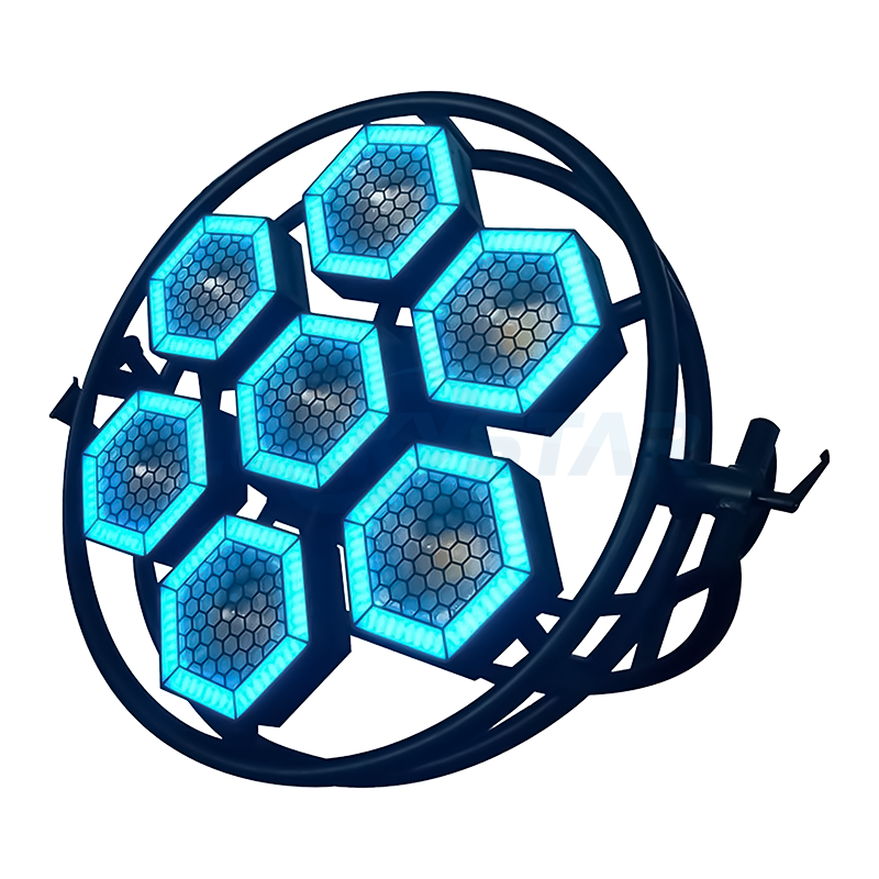 7 Eyes Round Retro Light With LED Base