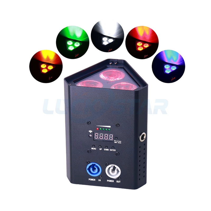 3x18W LED Battery Par Light